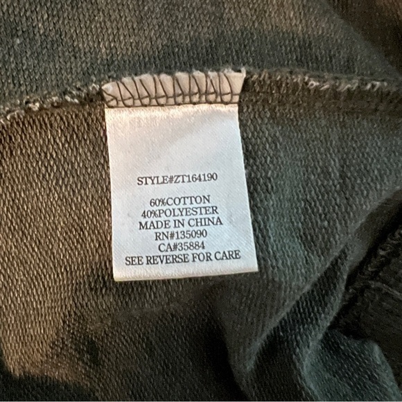 NWT Z Supply Army Green Hoodie, Size Extra Small - Picture 6 of 7